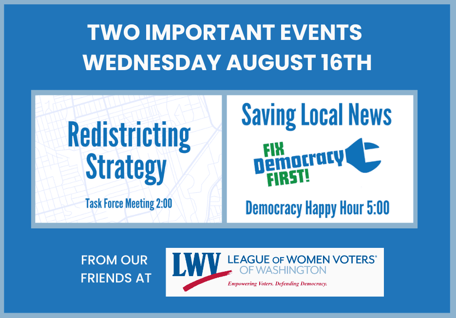 Support our Democracy with League of Women Voters – Indivisible ...
